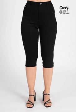 Picture of CURVY GIRL HIGHLY STRETCH  CAPRI